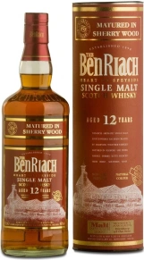 Виски Sherry Wood Matured, Benriach, 12 лет, 0.7 л