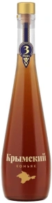 Коньяк Крымский, 3 zvezdy, 3 года, 0.5 л