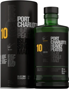 Виски Port Charlotte, Bruichladdich, 10 лет, 0.7 л