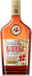 Ликер Клюква на коньяке, Сормовская, 0.25 л