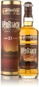 Виски Authenticus, Benriach, 21 год, 0.7 л