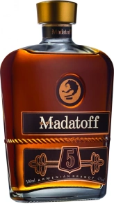 Коньяк Madatoff, 5 лет, 0.5 л (п/у)