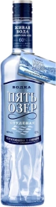 Водка Студеная, Пять Озер, 0.7 л