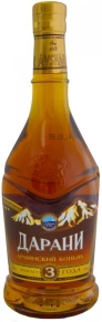 Коньяк Дарани, 3 stars, 3 года, 0.25 л