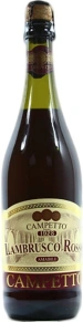Игристое вино Lambrusco Rosso dell'Emilia, Campetto, IGT, 0.75 л