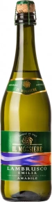 Игристое вино Lambrusco Amabile White, Il Mossiere, IGT, 0.75 л