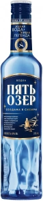 Водка Пять Озер, 0.375 л