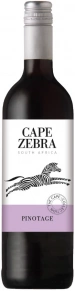 Вино Pinotage, Cape Zebra, 2024, 0.75 л