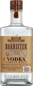 Водка Simple Malt, Barrister, 0.7 л