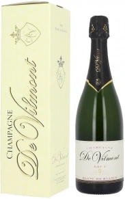 Шампанское Brut Blanc de Blancs, De Vilmont, AOC, 0.75 л (п/у)