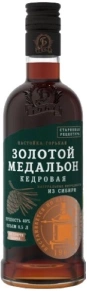 Ликер Кедровая, Золотой Медальон, 0.5 л