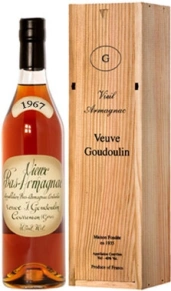 Арманьяк Bas-Armagnac, Veuve J. Goudoulin, Винтажный, 0.7 л (п/у)