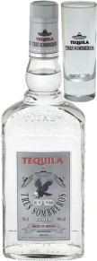 Текила Silver, Tres Sombreros, 0.7 л