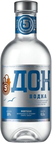Водка Мягкая, Дон-Батюшка, 0.5 л