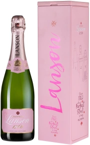 Шампанское Rose Label Brut Rose, Lanson, 0.75 л, (п/у)