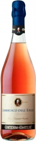 Игристое вино Lambrusco dell'Emilia Rosato Amabile, Contessa Matilde, IGT, 0.75 л