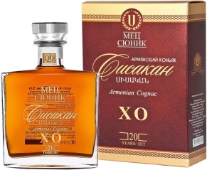 Коньяк Сисакан, Мец Сюник, XO, 20 лет, 0.7 л (п/у)
