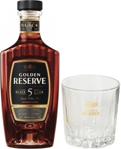 Коньяк Black Cask, Golden Reserve, 5 лет, 0.5 л