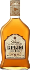 Коньяк Золотой Крым, 3 zvezdy, 3 года, 0.25 л