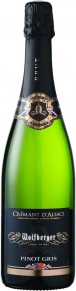 Игристое вино Cremant d'Alsace Pinot Gris, Wolfberger, AOC, 2019, 0.75 л