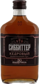 Ликер Сибирский Специалитет, Кедровая выдержанная, настойка горькая, Сиббиттер, 30 дней, 0.25 л