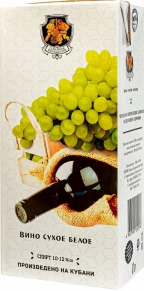 Вино Белое Сухое, Арго, 1 л