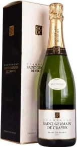 Шампанское Blanc de Blancs Brut Nature, Saint Germain de Crayes, AOC, 0.75 л, (п/у)