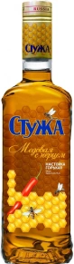 Ликер Медовая с перцем, Стужа, 0.375 л