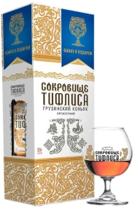 Коньяк Сокровище Тифлиса, 5 zvezd, 5 лет, 0.5 л (п/у)