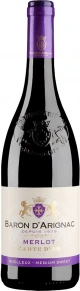 Вино Merlot, Baron d'Arignac, 0.75 л