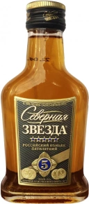 Коньяк Северная Звезда, 5 zvezd, 5 лет, 0.1 л