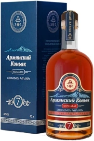 Коньяк Мердзаван, KV, 7 лет, 0.5 л (п/у)