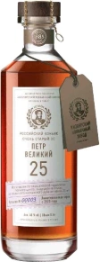 Коньяк Петр Великий, OS, 25 лет, 0.5 л (п/у)