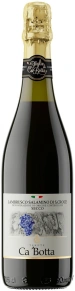 Игристое вино Lambrusco Salamino di S. Croce Secco, Ca'Botta, DOC, 0.75 л