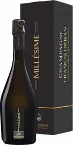 Шампанское Millesime Extra Brut, Champagne Francis Orban, AOC, 2016, 0.75 л (п/у)