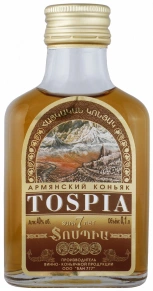 Коньяк Tospia, 7 лет, 0.1 л