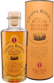 Граппа Riserva Tennessee Whiskey Wood Finish, Sibona, 24 месяца, 0.5 л (п/у)