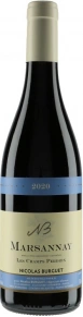 Вино Les Champs Perdrix, Domaine Nicolas Burguet, AOC, 2020, 0.75 л