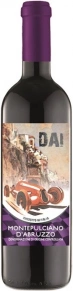 Вино Montepulciano d'Abruzzo, DAI, DOC, 2021, 0.75 л