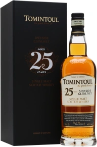 Виски Tomintoul, 25 лет, 0.7 л (п/у)