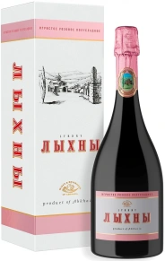 Игристое вино Розовое Полусладкое, Лыхны, 0.75 л (п/у)
