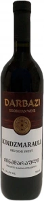 Вино Kindzmarauli, Darbazi, 2020, 0.75 л
