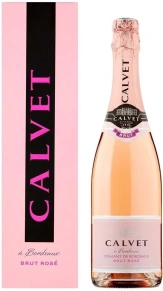 Игристое вино Cremant de Bordeaux Brut Rose, Calvet, AOP, 0.75 л (п/у)