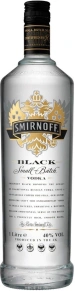 Водка Black, Smirnoff, 1 л