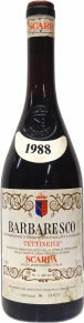 Вино Tettineive Barbaresco, Scarpa, DOCG, 1988, 0.75 л
