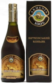 Коньяк Грейт Велли, KV, 6 лет, 0.7 л (п/у)