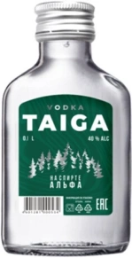 Водка Тайга, 0.1 л