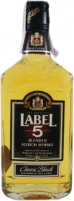 Виски Finest Blended, Label 5, 3 года, 0.5 л