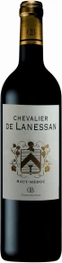 Вино Haut-Medoc, Chevalier de Lanessan, AOC, 2018, 0.75 л