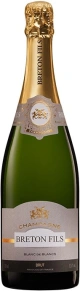 Шампанское Blanc de Blancs Brut, Champagne Breton Fils, AOC, 0.375 л